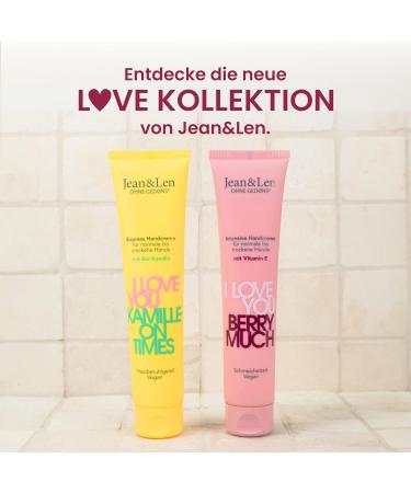  Jean & Len Jean & Len I Love You Berry Much Hand Cream for normal to dry hands moisturizes hands absorbs quickly vegan hand care paraben and silicone free 75 ml - Buy Online on GoSupps.com