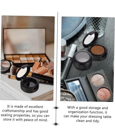 Beatifufu 40 pcs empty eye shadow box makeup samples bead container Makeup Case travel Cosmetic bottles round - Buy Online on GoSupps.com