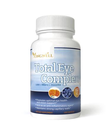 Total Eye Complex with Lutein Bilberry  Zeaxanthin - Support Eye Health  Visual Acuity (120 Capsules) - Buy Online on GoSupps.com