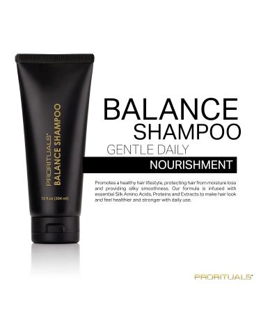 Prorituals Balance Shampoo - Hair Growth & Anti-Hair Loss Shampoo for Men & Women - Daily Hydrating & Nourishing Formula 12 oz - Buy Online on GoSupps.com