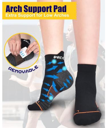 PACERATH Plantar Fasciitis Relief Socks | Arch Brace for Women & Men | XL Compression Socks for Foot and Heel Pain Relief - Buy Online on GoSupps.com