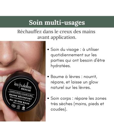  LES HUILETTES LES HUILETTES - All-in-One SOS Balm - Ultra Nourishing and All-in-One - For Lips Dry Areas of the Face and Body. Small Size Easy to Carry and Take With You Everywhere - Buy Online on GoSupps.com