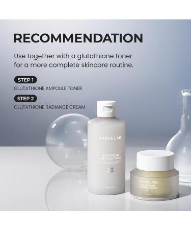  SKIN&LAB Glutathione Radiance Cream 1.69 fl oz | Cellfusome Glutathione 100 000ppm | Face Moisturizer for Dry and Sensitive Skin - Buy Online on GoSupps.com