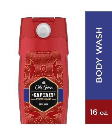 Old Spice Red Collection Captain Scent Body Wash for Men - Pack of 4 (16 Ounce) - Buy Online on GoSupps.com