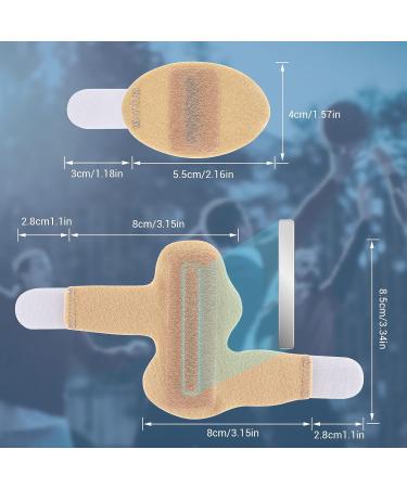 GINTRON Trigger Finger Splints - Individual Finger Braces for Broken Fingers - 3 Pieces - Buy Online on GoSupps.com