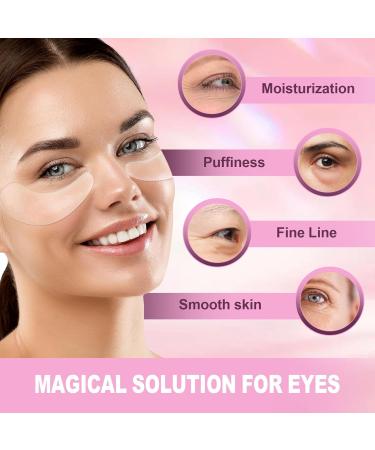 Akissos Under Eye Patches - 6 PCS Reusable Silicone Patches for Wrinkles Puffiness & Dark Circles - Hypoallergenic Overnight Facial Moisturizing Treatment - Buy Online on GoSupps.com