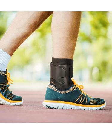 Adjustable Ankle Brace & Drop Foot Brace for Plantar Fasciitis Relief - Compression Socks for Injury Recovery & Joint Pain - Buy Online on GoSupps.com