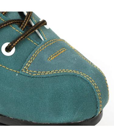 XUDREZ PU Leather Roller Skates Blue-green Women's 8.5 / Men's 7 - Indoor Outdoor Adult Skates with Bag - Buy Online on GoSupps.com