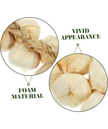 Alipis 12 Pcs Artificial Plants for Outdoors Garlic Hanging Artificial Home Decor Fake Carrots Vegetable Realistic Plant Indoor Artificial Trees for Outdoors Pendant Household White Child Whitex6pcs 11.45cmx6pcs - Buy Online on GoSupps.com