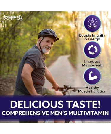 Droppels His & Hers Bundle: Men's & Women's Multivitamin Gummies | Vegan, Non-GMO, Pectin-Based | BlackBerry & Peach Tea Flavors - Buy Online on GoSupps.com