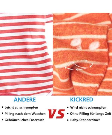 Shop XL Orange & White Striped Dog Shirts - Soft Breathable T-Shirts for Small to Large Dogs | Kickred - Buy Online on GoSupps.com