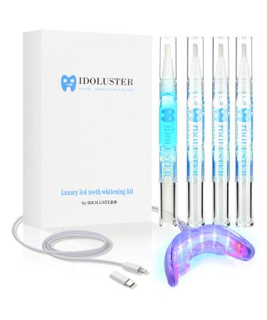 IDOLUSTER Teeth Whitening Kit-LED Light,Professional Tooth Whitener with 16X Red and Bule Teeth Whitening Light,3 Pcs Teeth Whitening Pens,Desensitizing Pen,Teeth Whitening System for Sensitive Teeth
