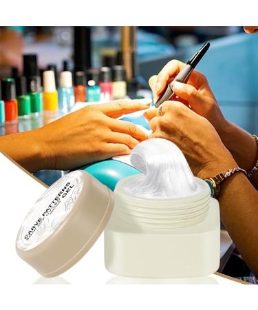  Poupangke 3D Nail Gel Solid Nail Gel Non-Sticky 3D Solid Nail Gel | 5G Dry White Manicure Supplies Easy for Sculpting and Building - Buy Online on GoSupps.com