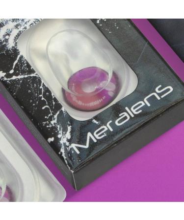 Shop Meralens Anime Arc 2 Violet Crazy Fun Colored Contact Lenses - Premium Purple Annual Lenses for Carnival Halloween & Cosplay 2023 - Free Lens Case Included - Buy Online on GoSupps.com