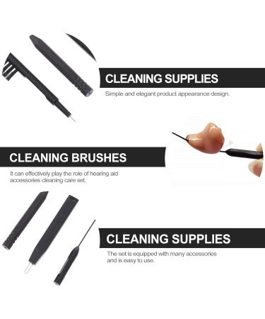 UKCOCO Universal Ear Cleaner Kit | Practical PVC Cleaning Tools for Headphones & Hearing Aids - Buy Online on GoSupps.com