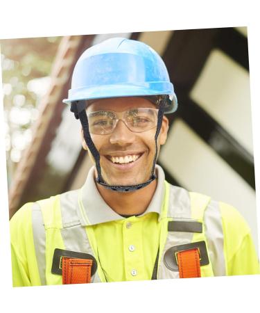 CLISPEED 2pcs Chin Strap Safety Helmet Chain Belt Set - Adjustable Black Plastic Cup Belt - Portable & Secure - 39.5X3.8cm - Buy Online on GoSupps.com