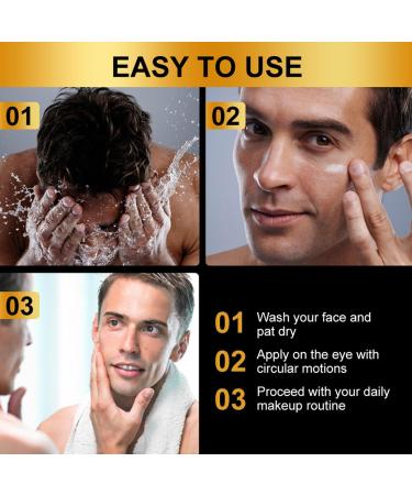 Caffeine Eye Cream for Men - Anti Aging Reduces Dark Circles & Puffiness Tightening Eye Lift (1.7oz - Buy Online on GoSupps.com