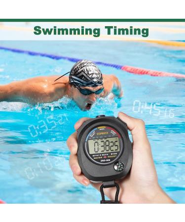 Flutesan 24 Pack Stopwatch Timers for Coaches & Referees - Large LCD Screen with Time Calendar Clock - Buy Online on GoSupps.com