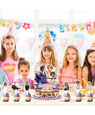 25pcs Taylor Singer Cake Decorations with 1pcs Cake Topper and 24pcs Cupcake Toppers for Swift Birthday Party Supplies - Buy Online on GoSupps.com