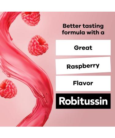 Robitussin Cough and Chest Congestion DM, Raspberry Flavor - 4 Fl Oz Bottle - Buy Online on GoSupps.com
