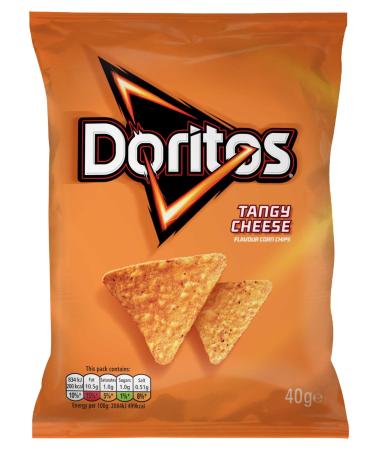 Doritos Tortila Sharing Crisps (32 x 40g TANGY CHEESE) - Buy Online on GoSupps.com