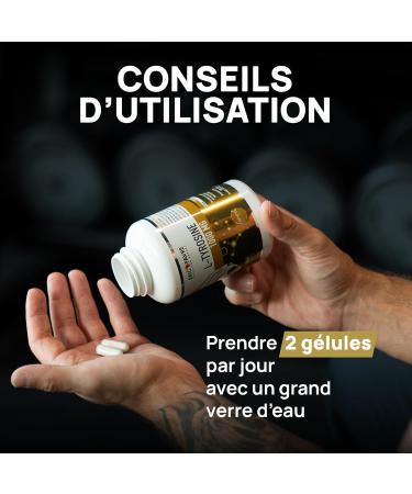 L-TYROSINE 100% Pure - 1000mg Performance and Muscle Energy Precursor of 3 Neurotransmitters - 60 Vegetable Capsules - Eric Favre - Buy Online on GoSupps.com