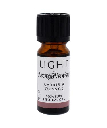 Light Essential Oil - Amyris and Orange by Aromaworks for Unisex - 0.33 oz Oil Fresh 0.33 Fl Oz (Pack of 1) - Buy Online on GoSupps.com