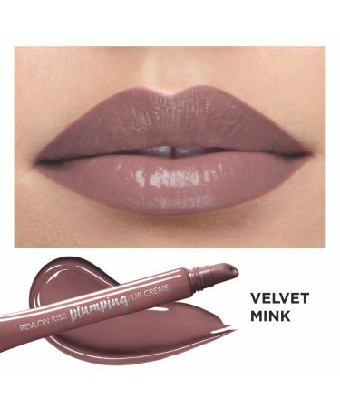 Revlon Kiss Plumping Lip Creme Velvet Mink 0.25 Ounce - Hydrating Lip Plumper - Buy Online on GoSupps.com