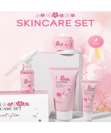 Skin Care Gift Sets for Women Facial Care Set Cherry Blossom Skin Care Sets Moisturizing Facial Skin Care Kit - Buy Online on GoSupps.com
