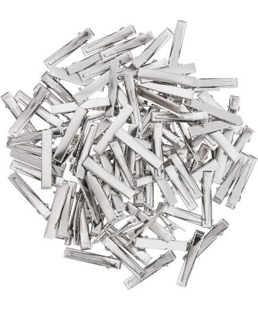 Pack of 100 Single Prong Alligator Clips Bows Metal Clips - Buy Online on GoSupps.com