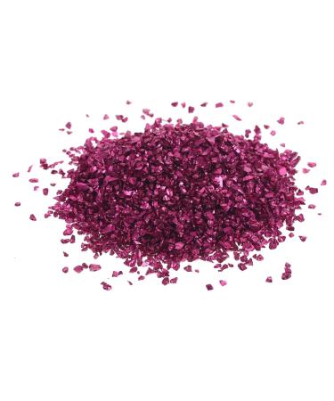 Anneome 1 Glass Chip Nail Art Charms Glass Charms Filling Nail Glass Epoxy Fillers DIY Charm Fillers Nail Art Stone Manicure Charm DIY Epoxy Filling Shiny Nail Stickers 0.5X0.3cm Rosy