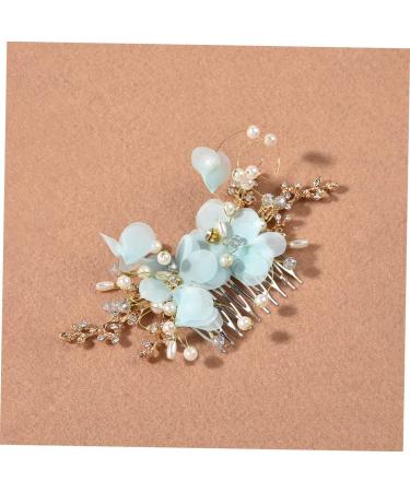 Angoily 1 Hair Comb Bridal Headpieces for Wedding Rhinestone Side Combs Crystal Headpiece Crystal Hairpin Combs Wedding Rhinestone Headdress Wedding Veil Bride Pearl Chic Alloy - Buy Online on GoSupps.com