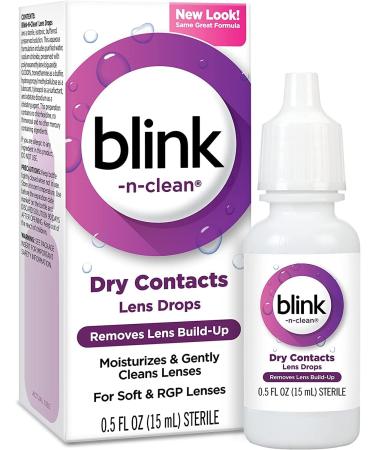 Blink-N-Clean Lens Drops & Tea Tree Oil Eyelid Wipe - 15ml Eye Drops for Contact Lenses Cleans & Moisturizes Soft & RGP Lens Wearers - International Shipping Available - Buy Online on GoSupps.com