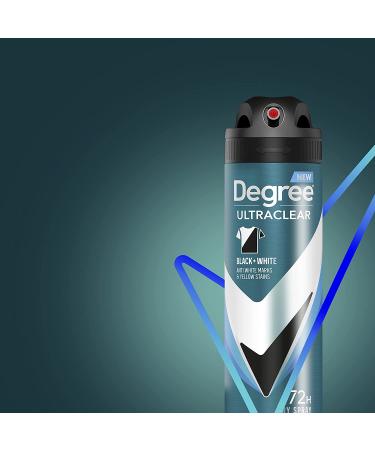 Degree Men Ultraclear Black + White Instantly Dry Spray Deodorant 3.8oz (Pack of 3) - Buy Online on GoSupps.com