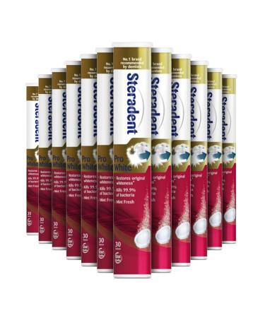 Steradent Pro White Denture Daily Cleansing Tablets Multipack of 12 Total 360 Tablets