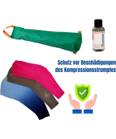 Buy Arion Easy Slide Compression Sleeve Size M & Olanmarp Detergent 50ml Effortless Slide & Optimal Care for Compression Stockings - Buy Online on GoSupps.com