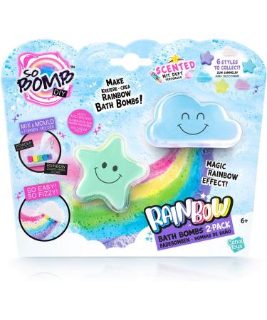 Canal Toys So Bomb BBD 043 - DIY Rainbow Scented Bath Bomb Kit | Colorful & Fragrant 2 Pack for Kids | Perfect for Creative Bath Time Fun - Buy Online on GoSupps.com