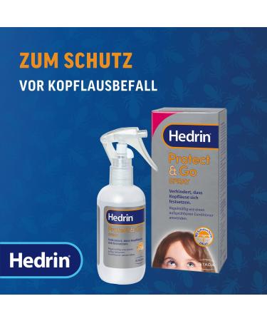HEDRIN Protect&Go Spray - Clinically Tested Lice Protection Spray - 120 ml - Well Tolerated & Effective Against Infestations - International Shipping Available - Buy Online on GoSupps.com