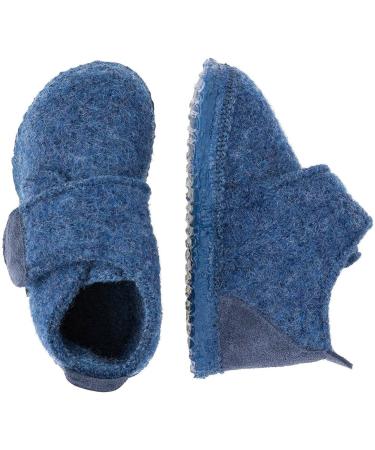 Giesswein Baby Unterstaufen Slippers - Blue Jeans, Size 2 UK Child - Buy Online on GoSupps.com