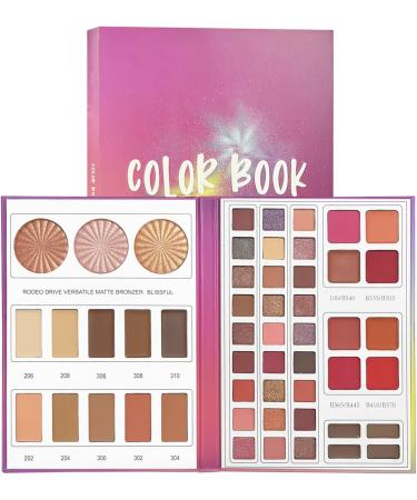 Palette de maquillage de 52 couleurs 2 couches pour femmes et filles avec 27 ombres paupi res 3 surligneurs 10 contours 8 blushes 4 poudres paupi res un tapis longue dur e une finition - Buy Online on GoSupps.com