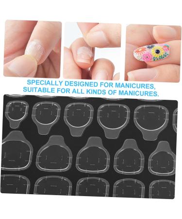  MERRYHAPY MERRYHAPY Stickers 50 Sheets Nail Stickers Labels Para U as Acrilicas Nail Tabs Crystal Glue Manicure Glue On Nails Double Sided Adhesive Gummed Paper - Buy Online on GoSupps.com