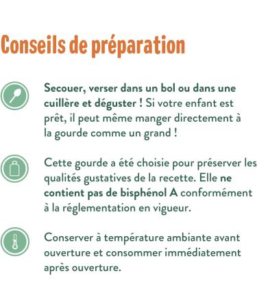 GOOD GO T - Mango Bottles - Baby Pur e - From 4 Months - 99.9% Mango - 100% Organic - No Added Sugars* - Made in France - 10x120g - Buy Online on GoSupps.com