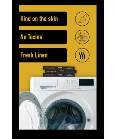 Henleys UK Laundry Detergent Strips - Fresh Linen Scent - Eco-Friendly & Ultra-Concentrated | 30 Loads - Buy Online on GoSupps.com