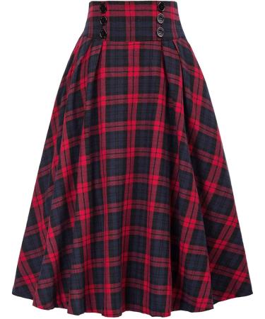 Women s Chiffon Maxi Skirt | Elegant Tulle Swing Skirts | Casual Red Floral Patterns International Shipping Available - Buy Online on GoSupps.com