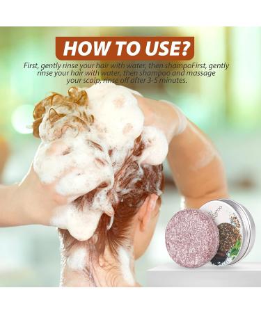 Hira Darkening Shampoo Bar 55G - Organic Black Soap for Gray Hair - Unisex | Pack of 2 - Buy Online on GoSupps.com
