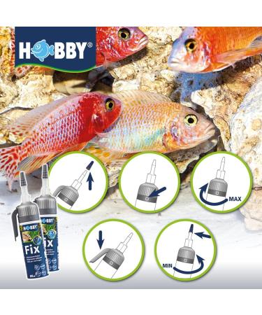 Hobby 11967 Fix Underwater Adhesive - 80ml Black Cartridge | High-Performance Universally Applicable eCommerce - Buy Online on GoSupps.com