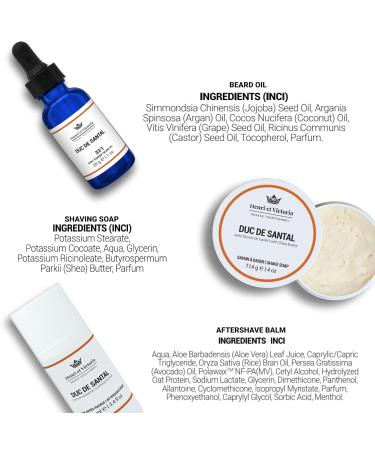 Duc de Santal Shaving Kit | Luxurious Shaving Essentials for Men | International Shipping Available - Buy Online on GoSupps.com