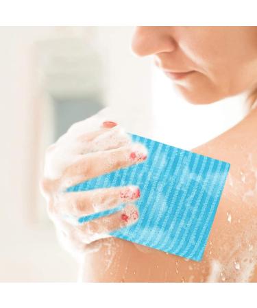 Linkidea 3 Pack Stripes Soap Bag - Exfoliating Body Scrubber Shower Holder with Lanyard - Mesh Soap Saver Pouch for Bath Bar Soap - Bulk Pack 3 Packs - Buy Online on GoSupps.com