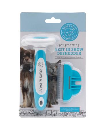 Paws & Pals Dog Brush - Gentle Hair Rake for Shedding Dogs & Cats - Coat Grooming and Pet Hair Removal - Buy Online on GoSupps.com