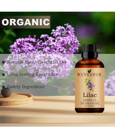Organic Lilac Essential Oil 30ML - 100% Pure & Natural for Aromatherapy Diffuser - Buy Online on GoSupps.com